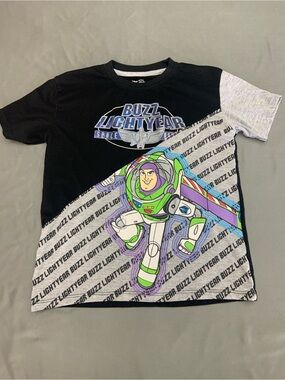 Disney Buzz Lightyear Short Sleeve Tee - Black, Gray, Green